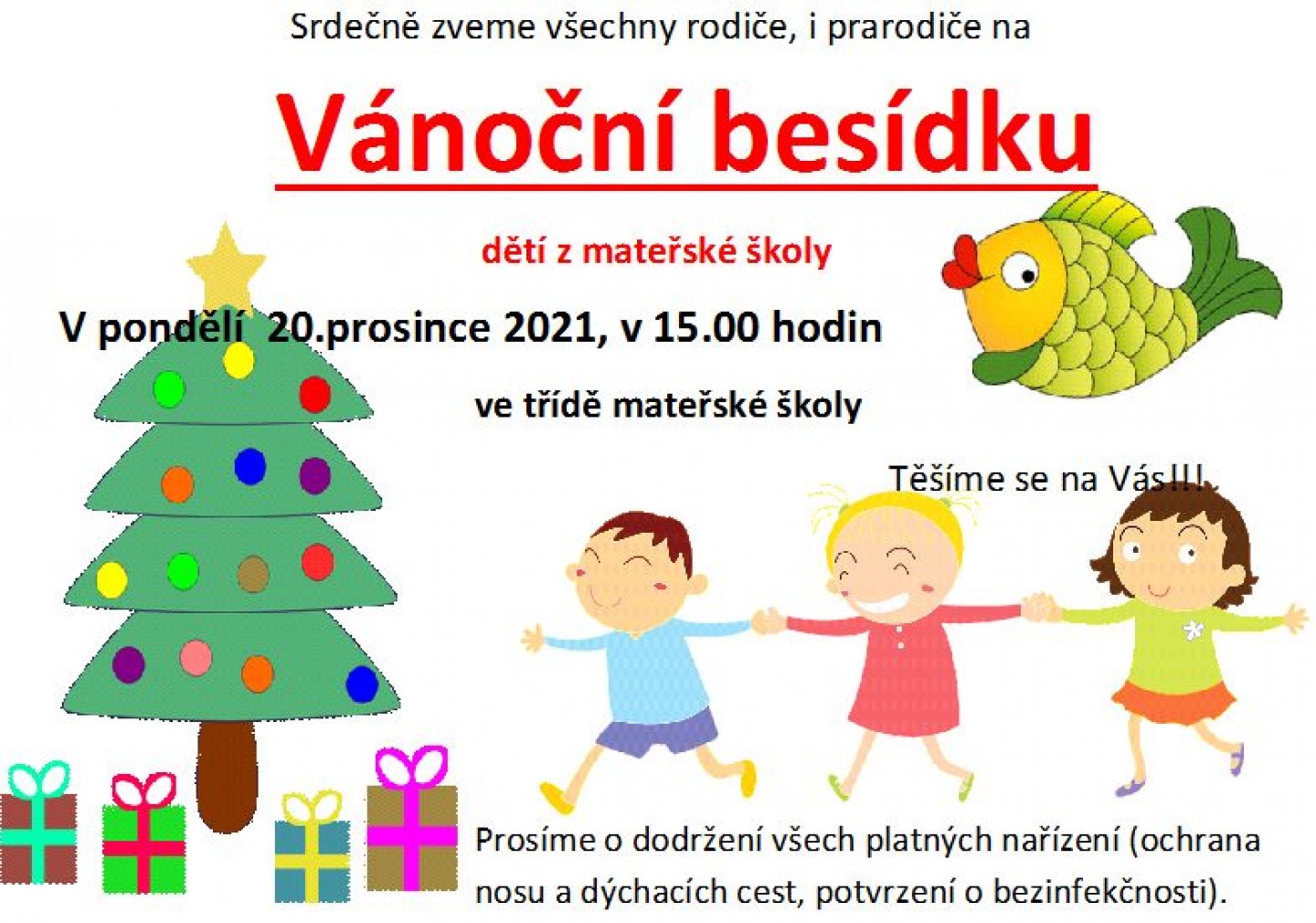 vánoční besídka 2021